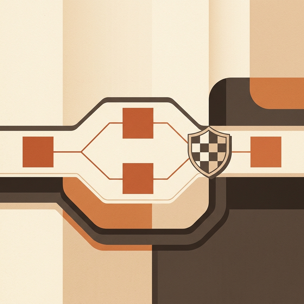 Editorial illustration showing data duplicates resolving back to a single unique node